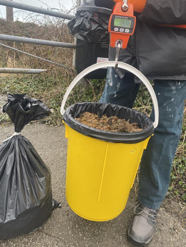 The dumped dog poo causes severe environmental damage to the dunes (Image: Vicky Henwood/Facebook) The dumped dog poo causes severe environmental damage to the dunes (Image: Vicky Henwood/Facebook)